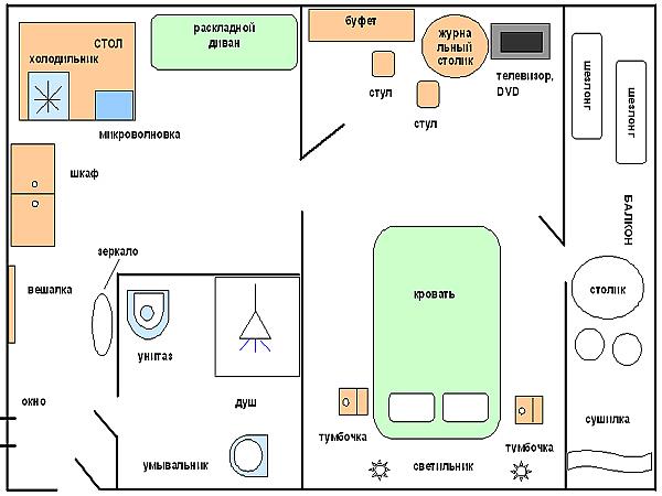 Трехкомнатный номер VIP корпус Море