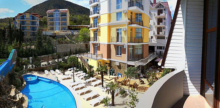 Крым Алушта гостиница Профессорский уголок